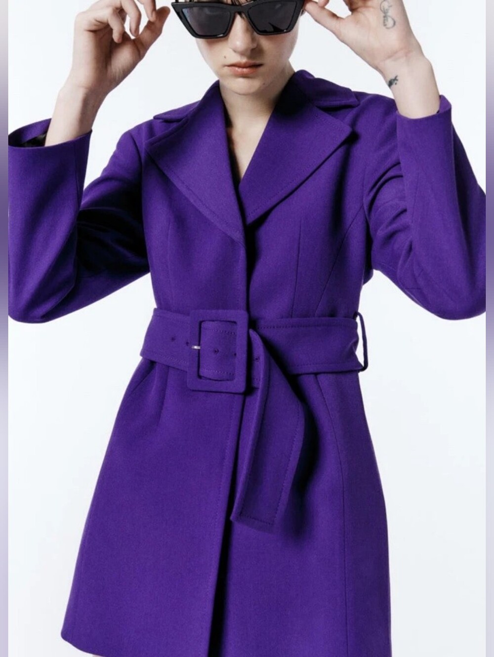 Zara Blazer Belted Jacket.